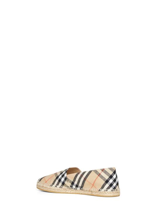 26SS 버버리 체크 뮤스 에스파드리유​ 8109235 B9368 BEIGE - BURBERRY