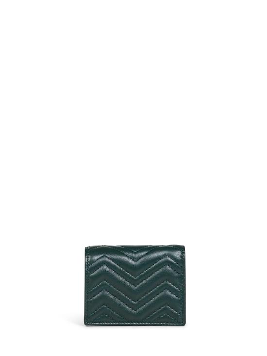 26SS 구찌 GG 마몽 카드 케이스 466492AAFAX3020 GREEN - GUCCI