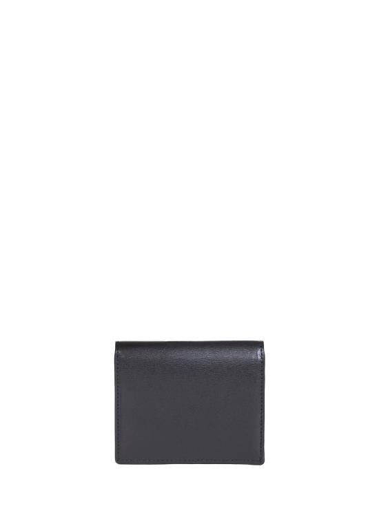 26FW 토템 T-락 팔멜라토 레더 카드 홀더 251WAM0042LE0025 001 BLACK - TOTEME