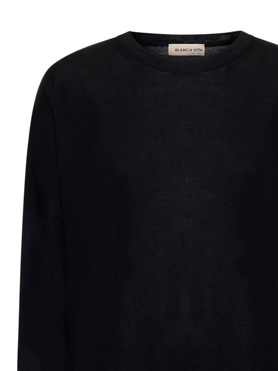 26FW 블랑카 비타 스웨터 4323014730099 BLACK - BLANCA VITA