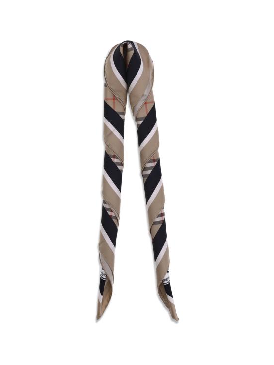 26FW 버버리 체크 실크 스카프 8113048 BEIGE - BURBERRY