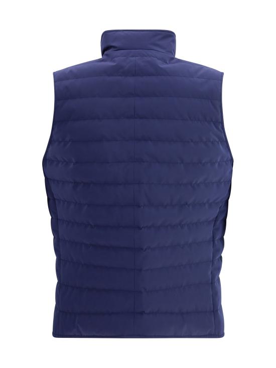 26SS 브루넬로 쿠치넬리 나일론 다운 베스트 MM4791451 BLUE - BRUNELLO CUCINELLI