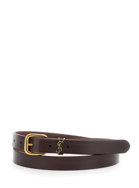 26SS 생로랑 벨트 859160 BROWN