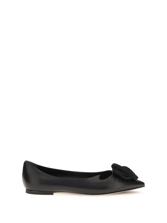 26FW 로저비비에 플랫 슈즈 RVW50243560VNV BLACK - ROGER VIVIER