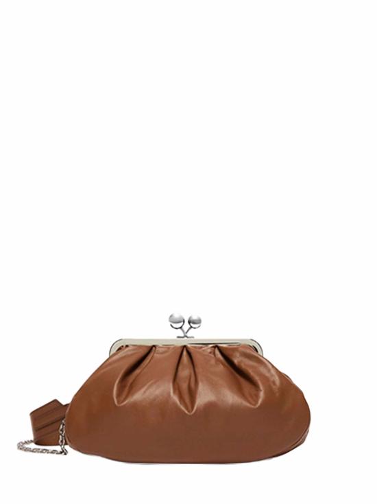 26FW 위켄드막스마라 클러치/파우치 2625516124600CUBICO009 BROWN