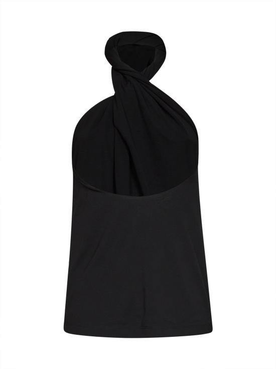 26FW 토템 민소매 티셔츠 263WRT0753FB0162 001 BLACK - TOTEME