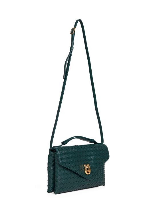 26FW 보테가베네타 노트 락 크로스바디백 817191V08Z03050 GREEN - BOTTEGA VENETA