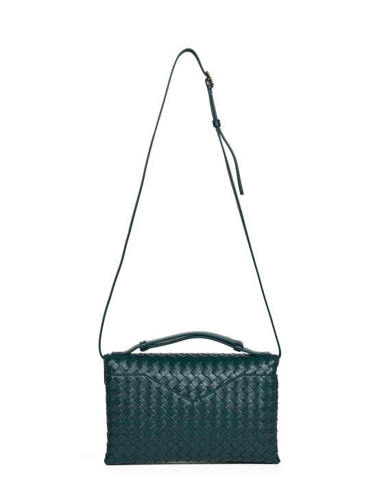 26FW 보테가베네타 노트 락 크로스바디백 817191V08Z03050 GREEN - BOTTEGA VENETA