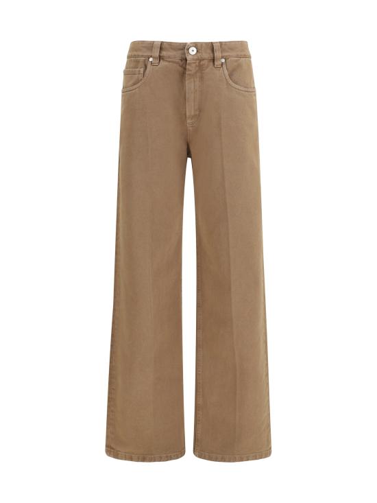 26SS 브루넬로 쿠치넬리 컨템포러리 루즈 데님 팬츠 M0H81P5568 BEIGE