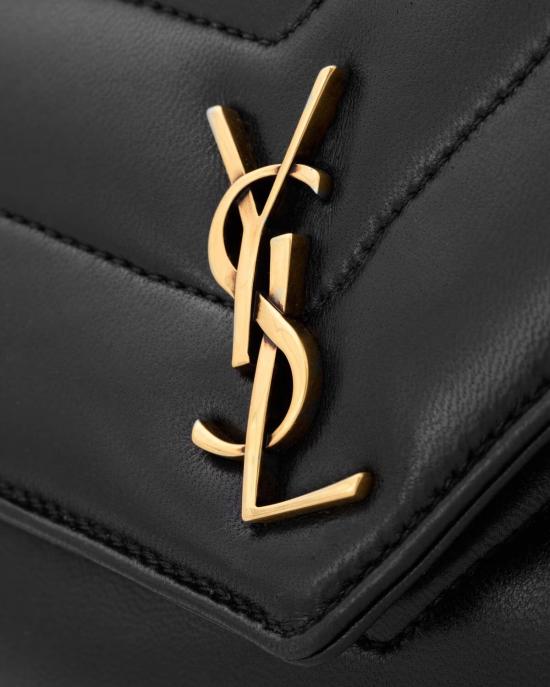 26FW 생로랑 카상드르 루루 토이 퀼팅 양가죽 숄더백 873156AAEAX1000 Black - SAINT LAURENT