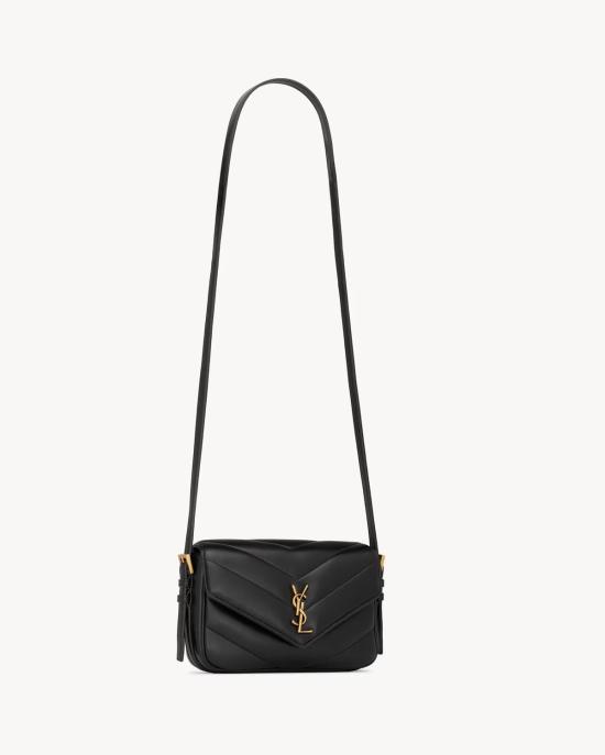 26FW 생로랑 카상드르 루루 토이 퀼팅 양가죽 숄더백 873156AAEAX1000 Black - SAINT LAURENT