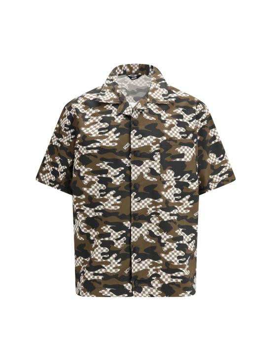 26SS 지씨디에스 셔츠 C1MWQH168T062 BROWN