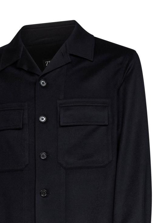 26FW 에르메네질도제냐 셔츠 E8V46SOT6B402 BLUE - ERMENEGILDO ZEGNA
