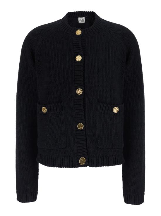 26FW 토템 가디건 263WRT0853YA0299 BLACK