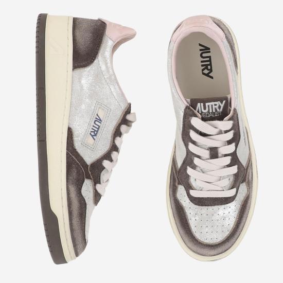 26FW 오트리 메달리스트 로우 레더 스니커즈 AULWYB02 MULTICOLOR - AUTRY