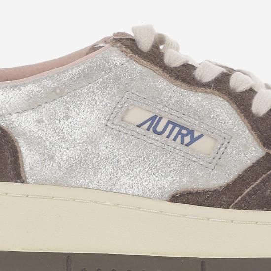 26FW 오트리 메달리스트 로우 레더 스니커즈 AULWYB02 MULTICOLOR - AUTRY