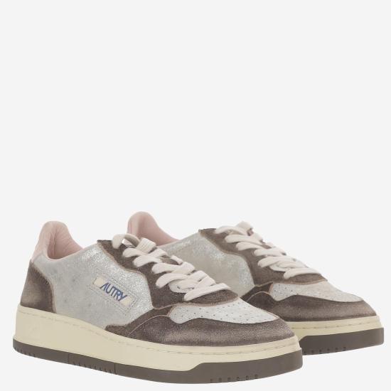 26FW 오트리 메달리스트 로우 레더 스니커즈 AULWYB02 MULTICOLOR - AUTRY