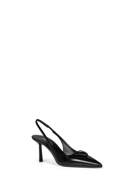 26FW 프라다 레더 슬링백 펌프 1I901MDD75055F0002 BLACK - PRADA