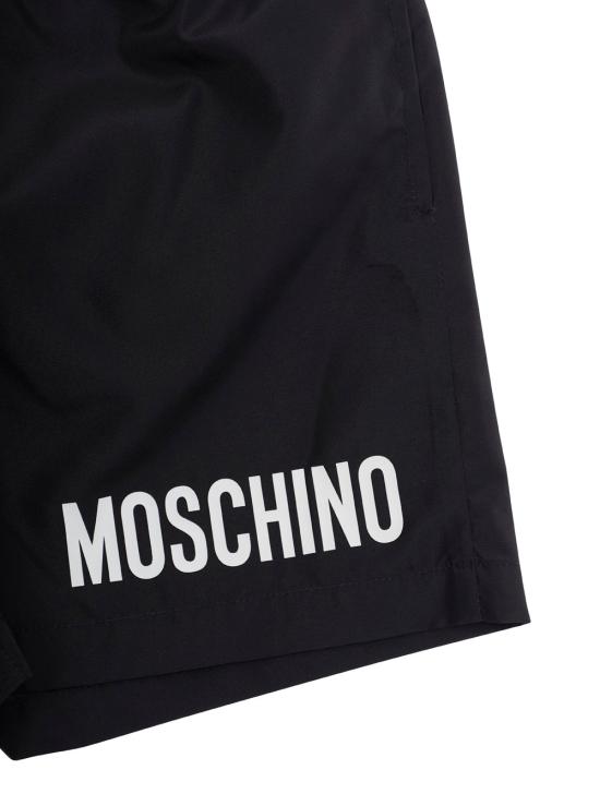 26SS 모스키노 숏팬츠 HUL01KLKA02 BLACK - MOSCHINO