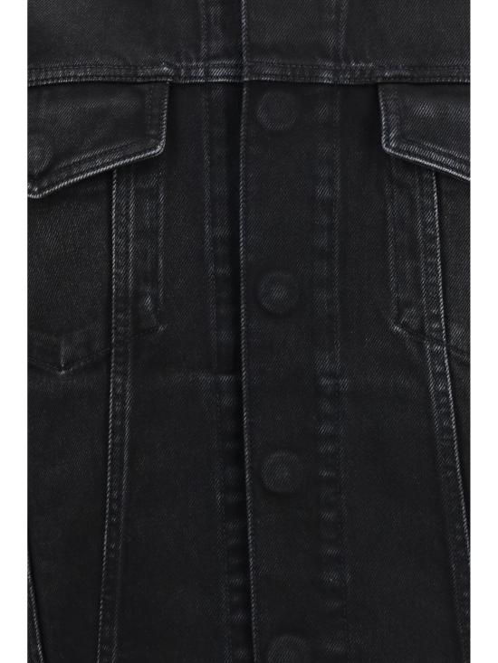 26FW 구찌 워시드 코튼 데님 자켓 워시드 코튼 데님 자켓 872058XDDHQ BLACK - GUCCI
