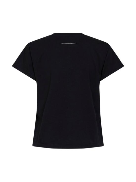 26FW MM6 메종마르지엘라 뉴메릭 코튼 저지 티셔츠 S52GC0327M20258900 BLACK - MM6 MAISON MARGIELA