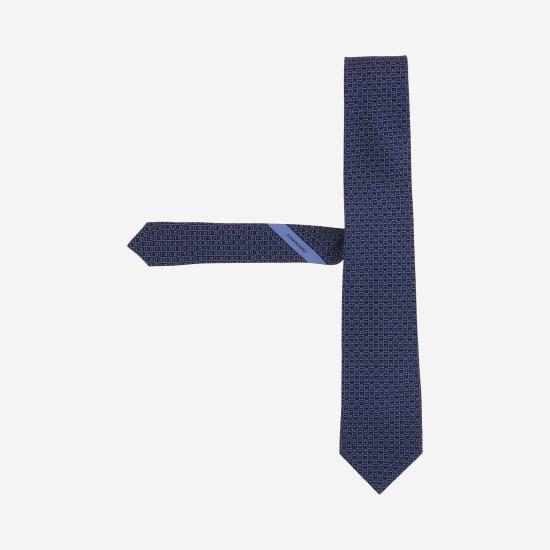 26FW 살바토레 페라가모 넥타이 350997 NAVY