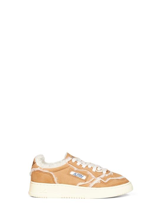 26FW 오트리 메달리스트 로우 레더 스니커즈 AULWGX01COGNAC BROWN