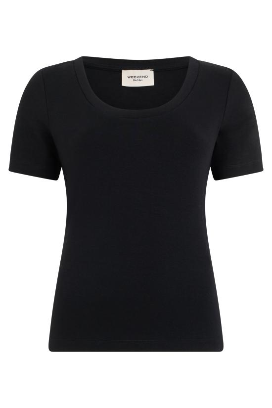 26FW 위켄드막스마라 폴로 티셔츠 WKDMULTIJ BLACK