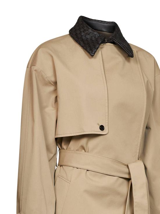 26FW 보테가베네타 트렌치 코트 874798V6KO02549 BEIGE - BOTTEGA VENETA