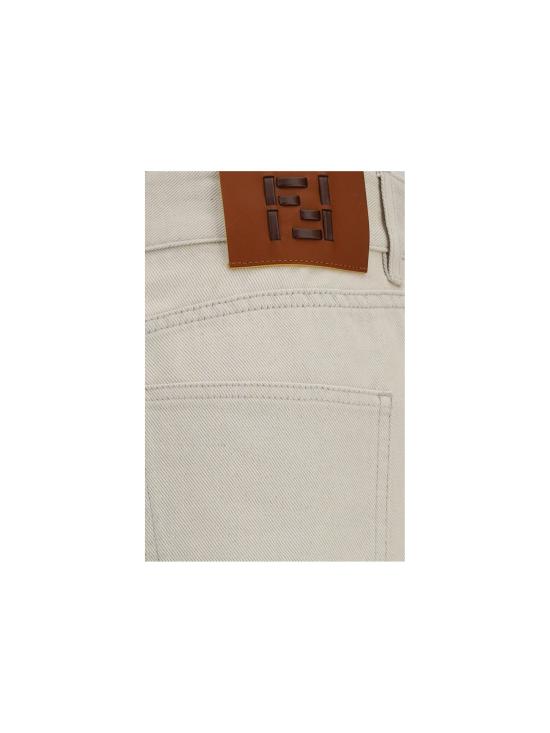 26SS 펜디 데님 팬츠 FLP882AOHV BEIGE - FENDI