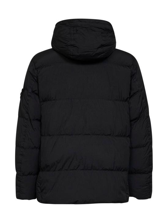 26FW 스톤 아일랜드 크링클 렙스 NY 패딩 재킷 L2S154100037S0A23V0029 BLACK - STONE ISLAND