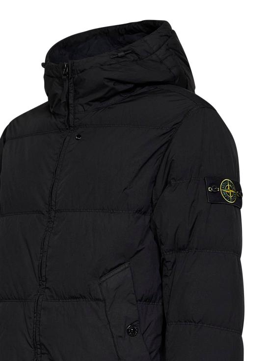 26FW 스톤 아일랜드 크링클 렙스 NY 패딩 재킷 L2S154100037S0A23V0029 BLACK - STONE ISLAND
