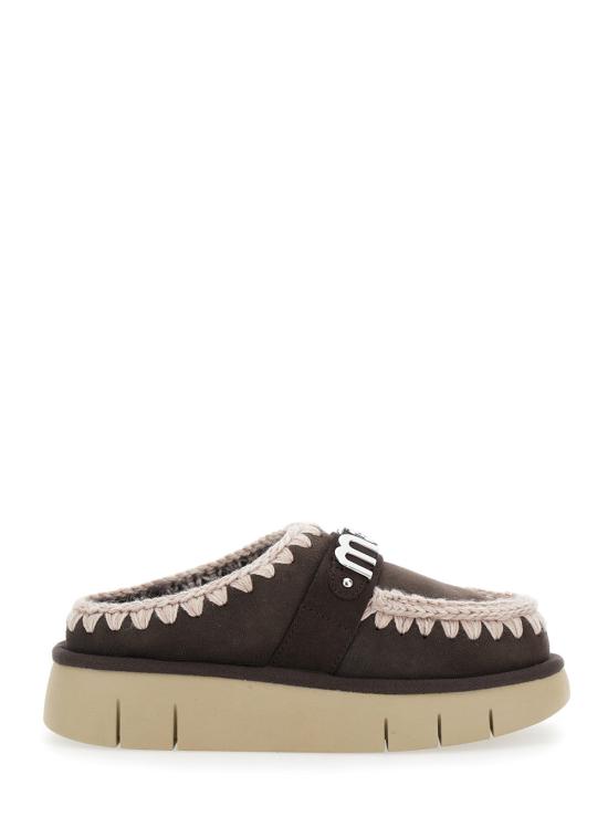 25FW 모우 뮬/슬리퍼 MUFW531001A BROWN