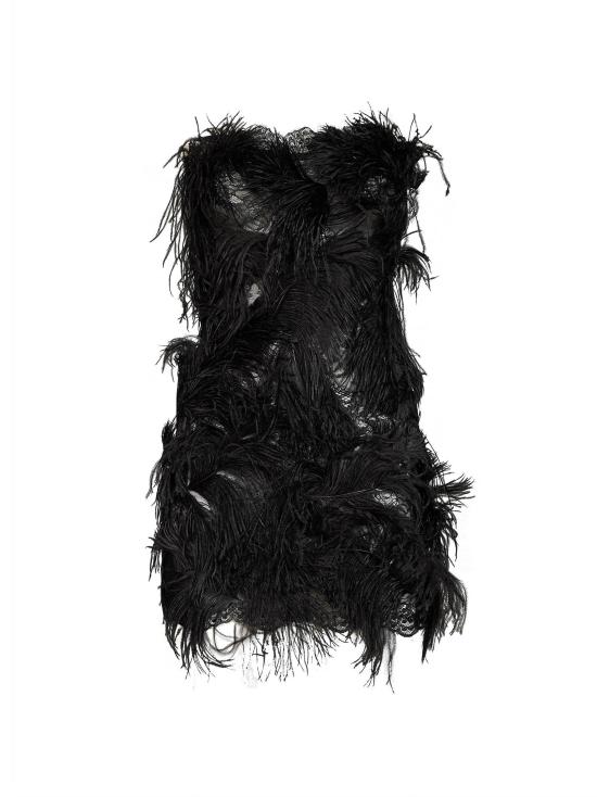 26FW 디 아티코 원피스 261WCA00520EMB035RA100 BLACK