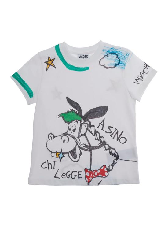 26SS 모스키노 탑 HSM04LLAA02 WHITE