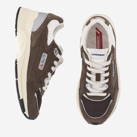 26FW 오트리 HYPERWAY 하이퍼웨이 스니커즈 HYLWUM25 BROWN - AUTRY