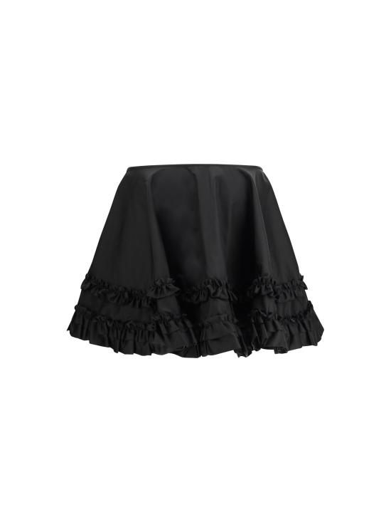 26SS 가니 러플 스커트 A1090079 BLACK - GANNI