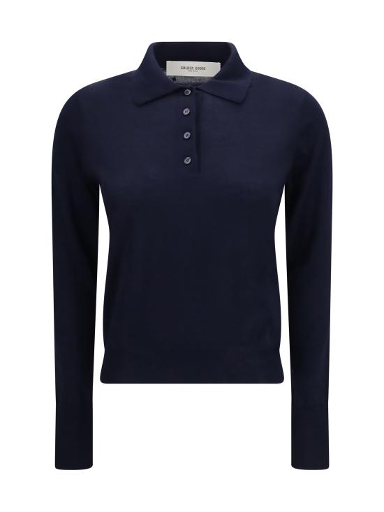 26FW 골든구스 스웨터 GWP01354P001041 NAVY - GOLDEN GOOSE