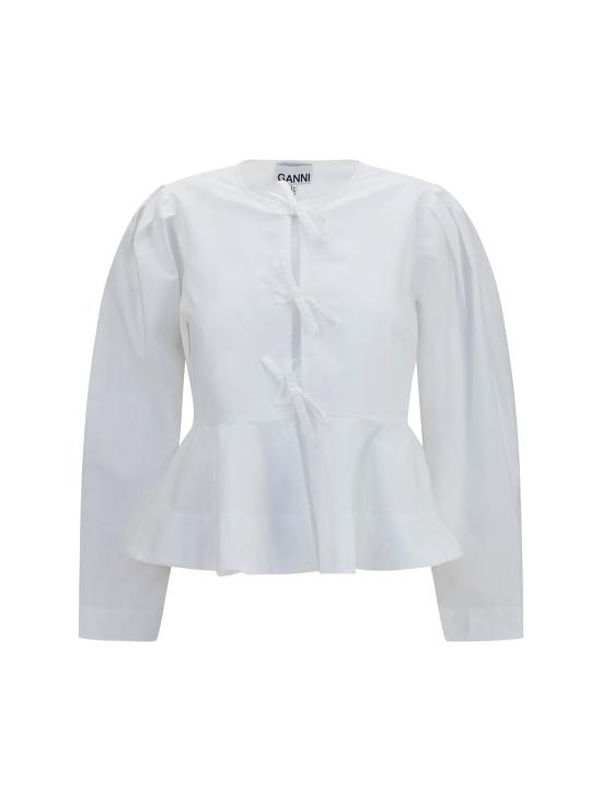 26FW 가니 블라우스 A1040486 WHITE - GANNI