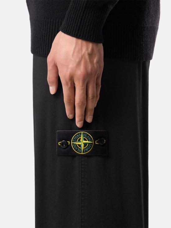 26FW 스톤 아일랜드 스트레이트 팬츠 L2S15 3100012 S0012 V0029 BLACK DOM - STONE ISLAND