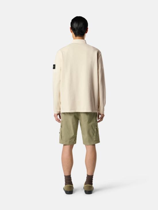 26FW 스톤 아일랜드 폴로 티셔츠 L2S15 6100001 S0406 V0093 IVORY DOM - STONE ISLAND