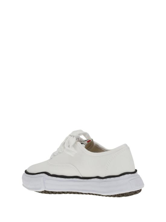26SS 메종 미하라 야스히로 베이커 OG 솔 캔버스 로우 컷 A02FW704 WHITE - MAISON MIHARA YASUHIRO
