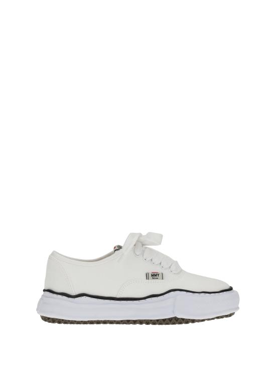 26SS 메종 미하라 야스히로 베이커 OG 솔 캔버스 로우 컷 A02FW704 WHITE - MAISON MIHARA YASUHIRO