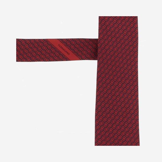 26FW 살바토레 페라가모 넥타이 350948 RED - SALVATORE FERRAGAMO