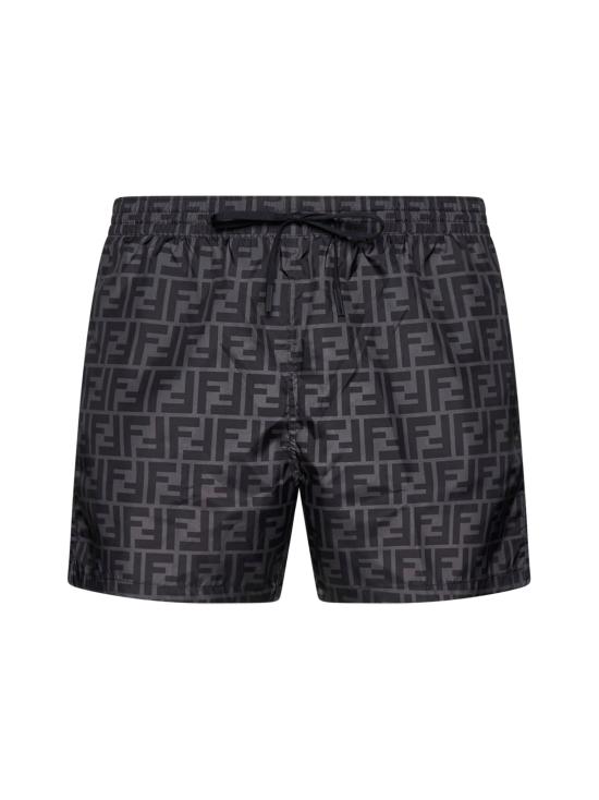 26SS 펜디 테크니컬 패브릭 숏팬츠 FXB077A79FF0P9B BLACK