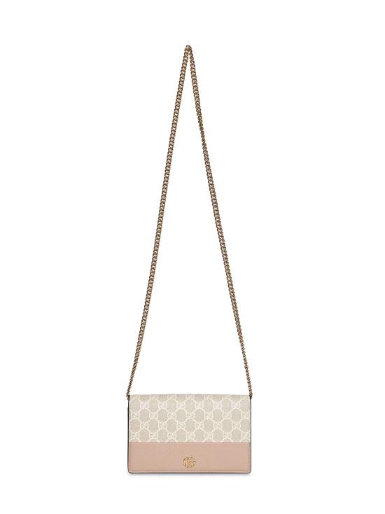 26SS 구찌 GG 마몽 월렛 온 체인 497985AAE5E9549 BEIGE