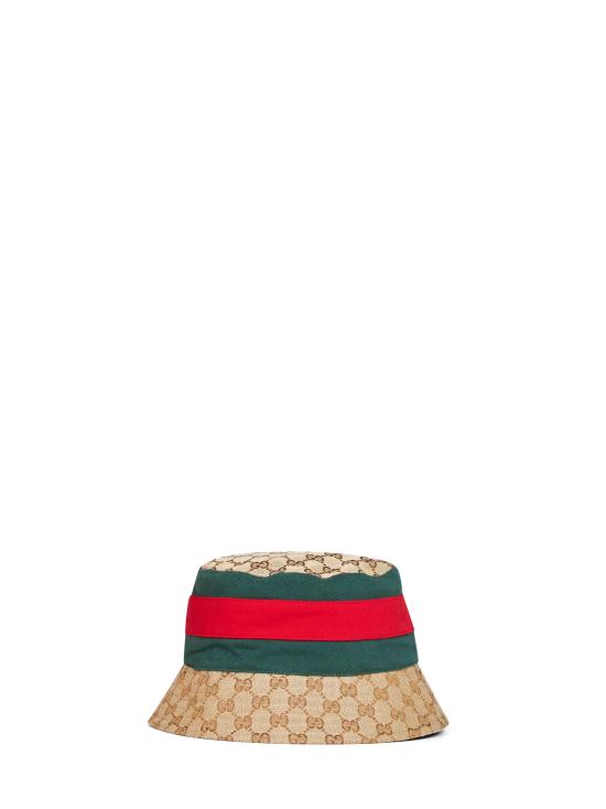 26FW 구찌 GG 코튼 캔버스 버킷 햇 8757424HBKJ9666 BEIGE - GUCCI
