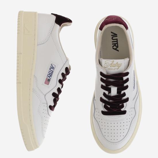 26FW 오트리 메달리스트 로우 레더 스니커즈 AULWVZ01 WHITE - AUTRY