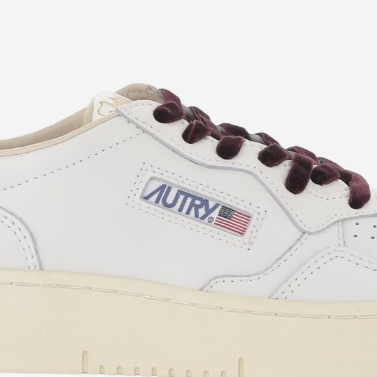 26FW 오트리 메달리스트 로우 레더 스니커즈 AULWVZ01 WHITE - AUTRY