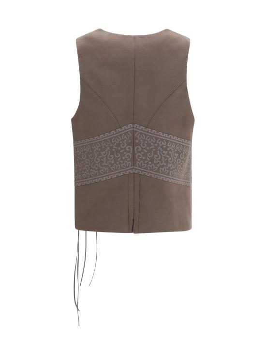 26FW 조르지오 아르마니 베스트 GW003454TE23029 BROWN - GIORGIO ARMANI